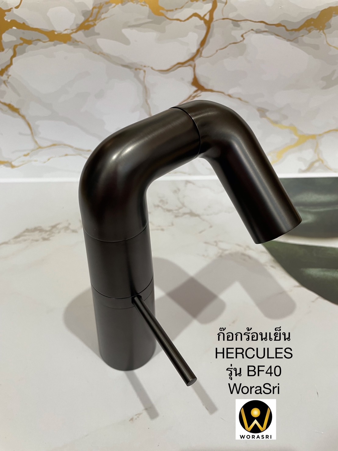 BF40 Hercules Bathroom Premium Luxury Faucet Gun Gray Metalic 5