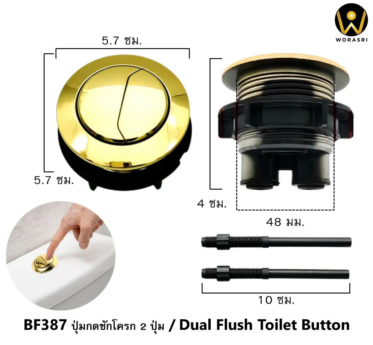 สะดืออ่างล้างหน้าท่อน้ำทิ้งตะแกรงดักกลิ่นสต็อปวาลว์สีทอง Golden Stop Valve Floor Drain Hose Waste Basin