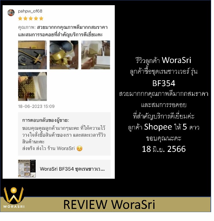 เจาะลึกรีวิวชุดเรนชาวเวอร์WoraSri เปลี่ยนห้องน้ำธรรมดาให้เป็น Home Spa