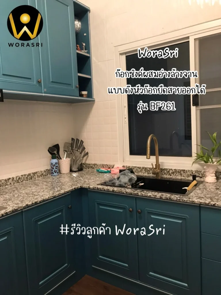 รีวิวก๊อกซิงค์ล้างจานWoraSri นิยามความทนทานและการใช้งานที่เหนือระดับในห้องครัว