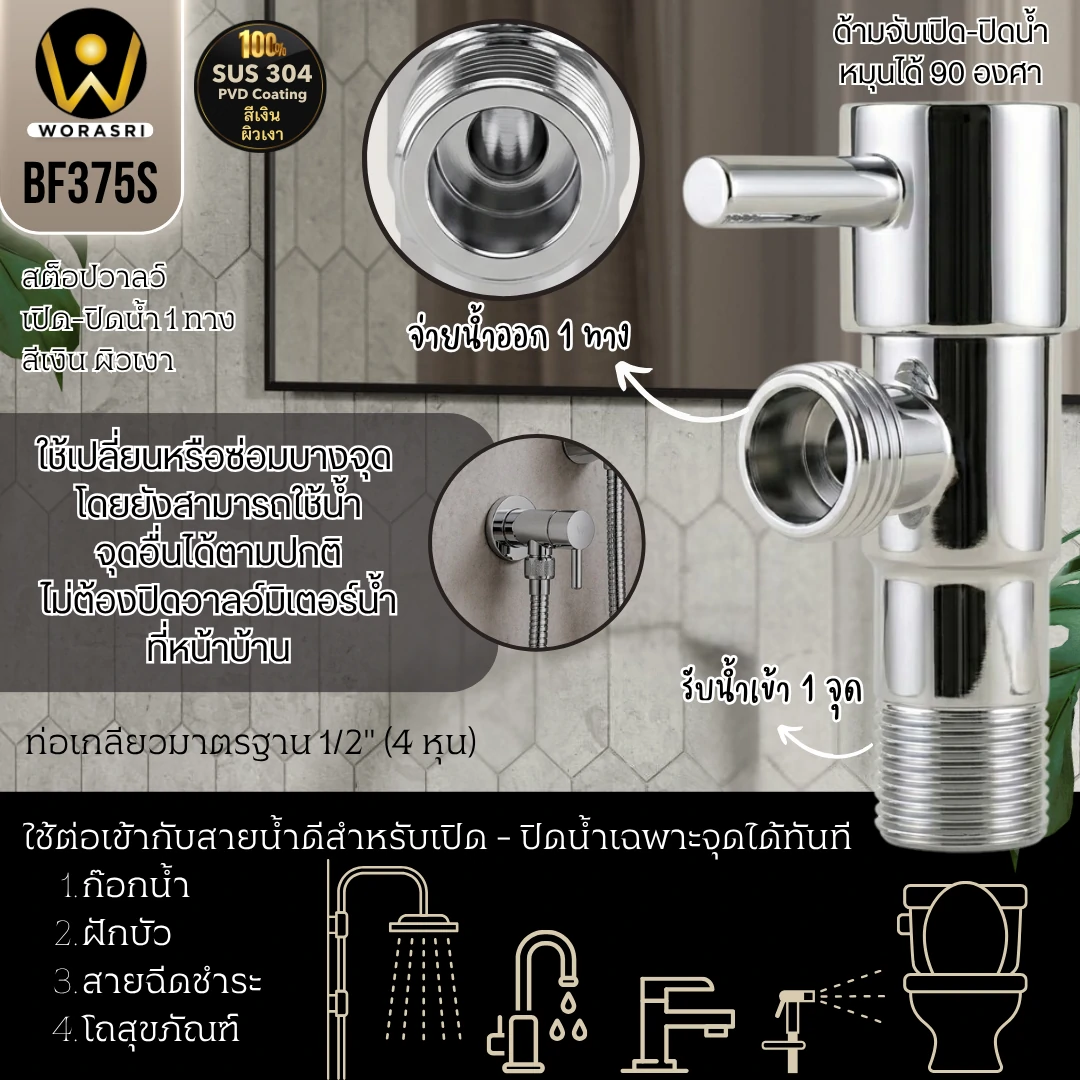 สะดืออ่างล้างหน้าท่อน้ำทิ้งตะแกรงดักกลิ่นสต็อปวาลว์สีทอง Golden Stop Valve Floor Drain Hose Waste Basin