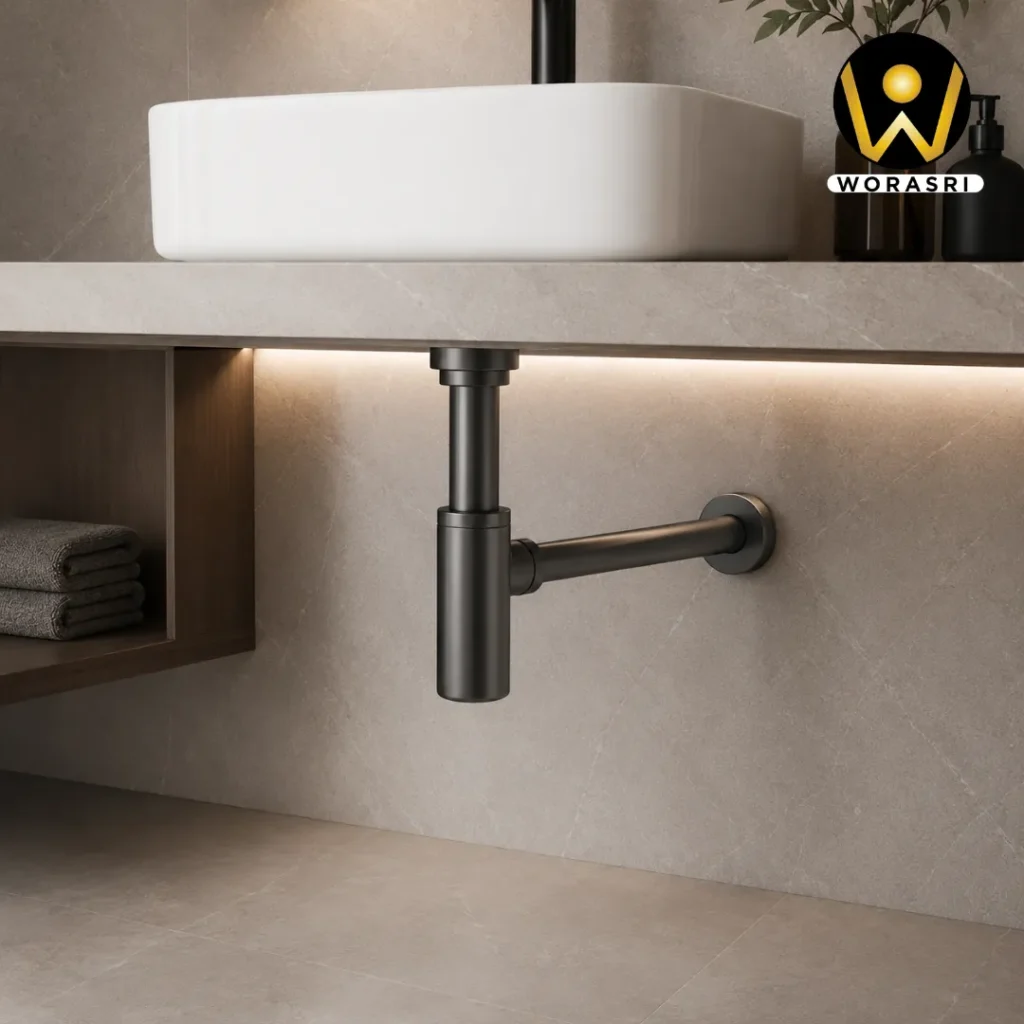 ก๊อกและอุปกรณ์ห้องน้ำห้องครัวสีดำ Matte Black Luxury Innovative Faucet & Accessories
