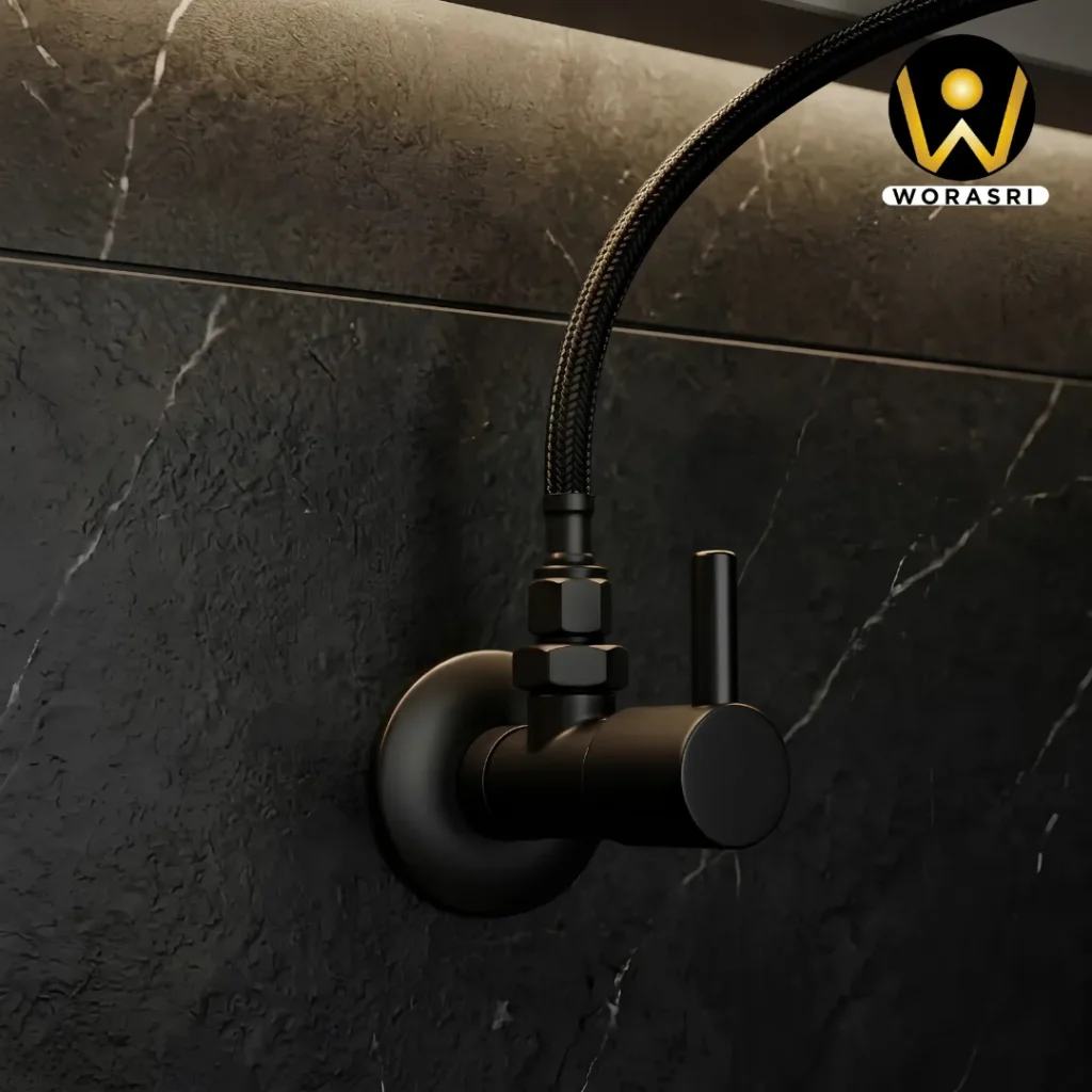 ก๊อกและอุปกรณ์ห้องน้ำห้องครัวสีดำ Matte Black Luxury Innovative Faucet & Accessories