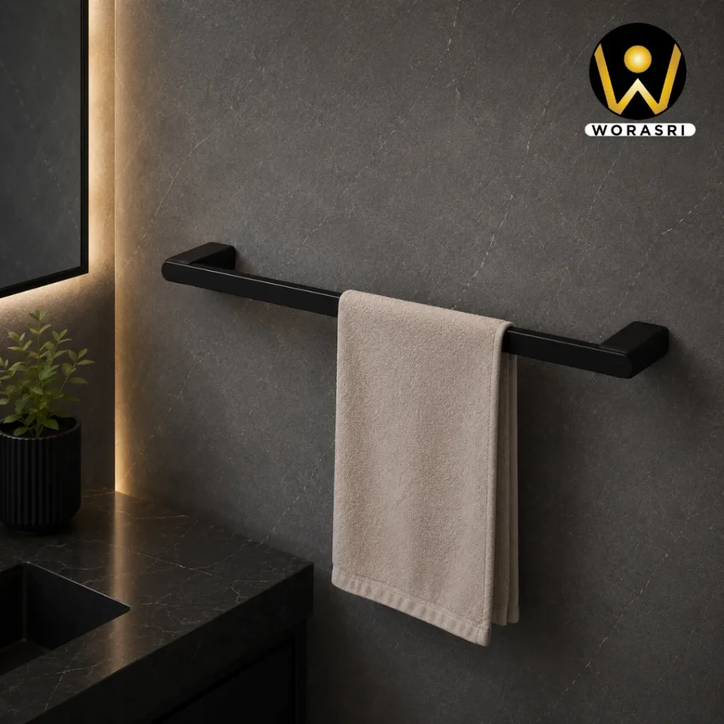 ก๊อกและอุปกรณ์ห้องน้ำห้องครัวสีดำ Matte Black Luxury Innovative Faucet & Accessories