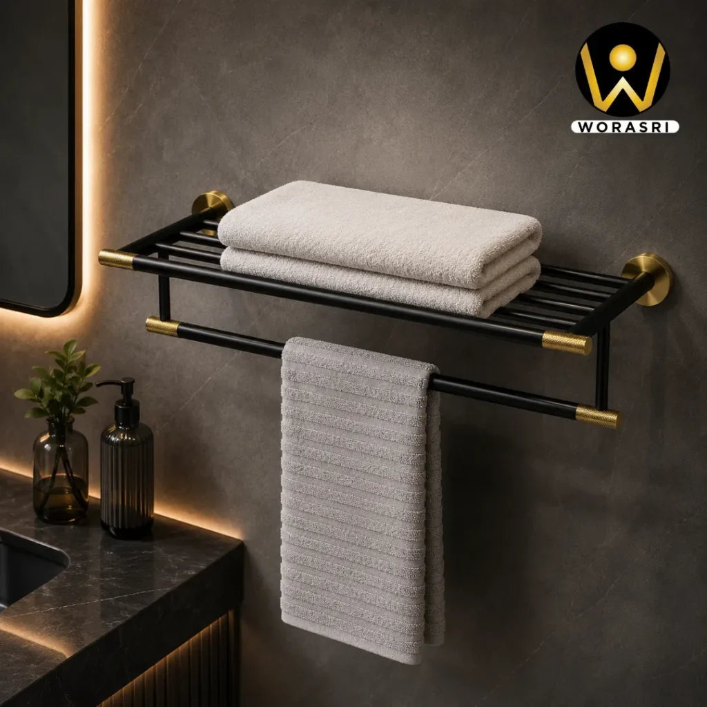 ก๊อกและอุปกรณ์ห้องน้ำห้องครัวสีดำ Matte Black Luxury Innovative Faucet & Accessories